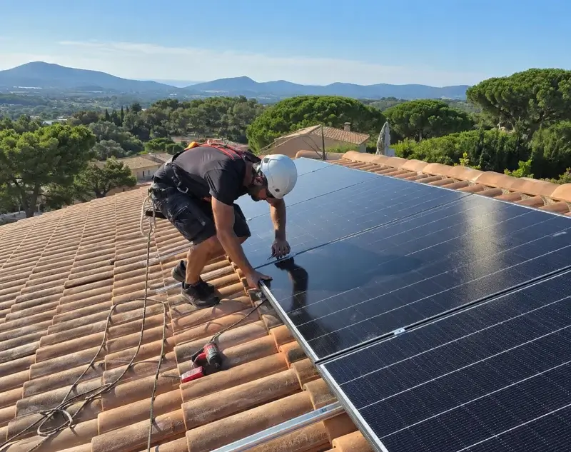 Installateur panneaux solaires Larnage — pose photovoltaïque sur toiture
