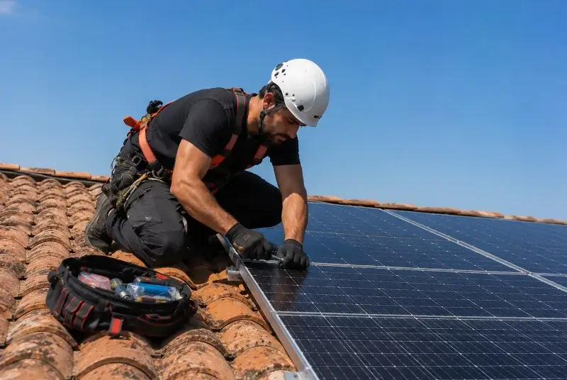 Maintenance et monitoring de panneaux solaires à Larnage